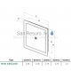 HACO Metalinės revizinės durelės NVD 150 x 150