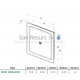 HACO Metalinės revizinės durelės NVD 200 x 200