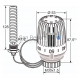 Heimeier термостатическая головка К 20-70°C со спиральным погружным датчиком