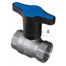 HERZ ball valve with handle IE-IE (blue) DN50