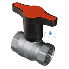 HERZ ball valve with handle IE-IE (red) DN32
