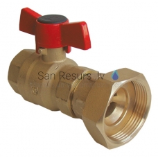 HERZ ball valve for pump with check valve DN25