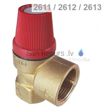HERZ pressure relief safety valve 0-110°С PN 6