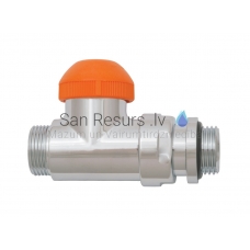 HERZ DE LUXE thermostatic valve TS-98-V, straight 1/2' M22x1.5 (chrome)