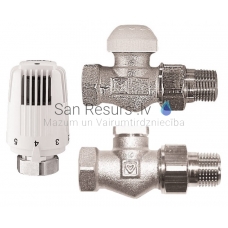 HERZ thermostatic valve set 1/2' (straight)