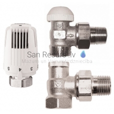 HERZ thermostatic valve set 1/2' (angular)