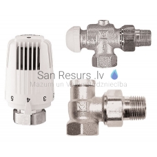 HERZ thermostatic valve set 1/2' (axial)
