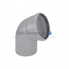 Htplus kanalizacijos alkūnė Ø 100 (110) mm 15°