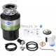 InSinkErator 66 garbage Disposal 0.98 ml