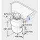 InSinkErator Evolution 100 измельчитель пищевых отходов 1.005 ml