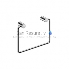 JIKA Basic towel ring, chromed