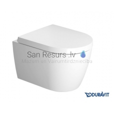 Duravit ME Rimless by Starck WC wall hung toilet with lid