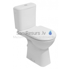 JIKA WC tualetes pods DEEP bez vāka un kastes (horizontalais izvads)