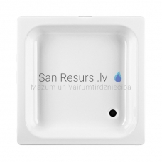 Sofia steel square shower tray sofia 80x80 cm, antislip treatment