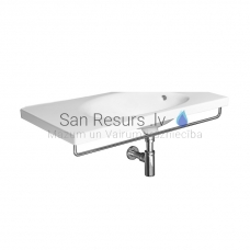 Tigo front-mounted towel rack for tigo washbasin, stainless steel