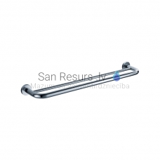 Mio double towel rack, chromed