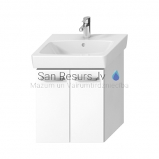 Praustuvo spintelė Lyra Plus Viva, 491x416 mm, h = 550 mm, 2D, balta