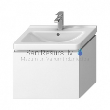 Bathroom vanity unit CUBITO-N 65, without washbasin, white, one drawer