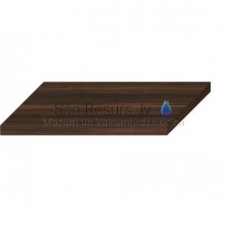 Bathroom washbasin surface CUBITO-N 128, wenge