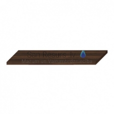 Bathroom washbasin surface CUBITO-N 160, wenge