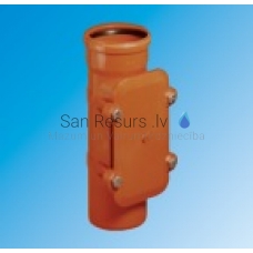Magnaplast KG outdoor sewage access pipe-cover with screws Ø 100 (110) mm PVC