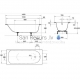 Kaldewei steel bathtub Eurowa 1400x700 mm (2.3 mm)