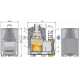 KALVIS печь-котёл для бани 12kW 12-20m3 PR5-1