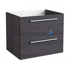 KAME sink cabinet DUET  60 (black oak) 500x590x380