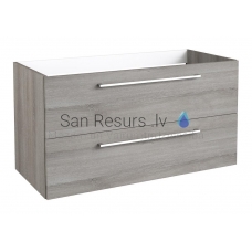 KAME sink cabinet DUET 100 (gray ash) 500x990x380