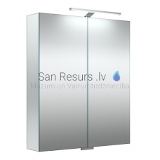 KAME mirror cabinet with LED GARDA  60 700x600x130 mm