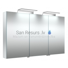 KAME mirror cabinet with LED WAVE 120 700x1200x130 mm