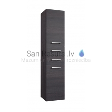 KAME GAMA tall cabinet (black oak) 1600x350x350 mm