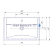 KIROVIT FOSTER sink 705х460 mm