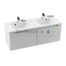 Ravak sink cabinet SD Classic 1300 (white/white) 1300x490x470 mm