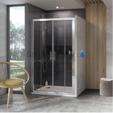 Ravak душевые двери 10° 10DP4 120 блестящий + прозрачное стекло