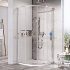 Ravak shower enclosure Blix Slim BLSCP4 90 bright alu + Transparent