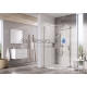Ravak shower enclosure Blix Slim BLSCP4 90 bright alu + Transparent