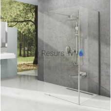 Ravak shower corner WALK IN Corner 110/80 v.200 black + skaidrus stiklas