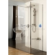 Ravak shower corner WALK IN Corner 120/90 v.200 black + skaidrus stiklas