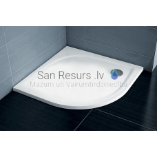 Ravak dušas paliktnis pusapaļais no lietā marmora Elipso Pro Flat 800 x 800