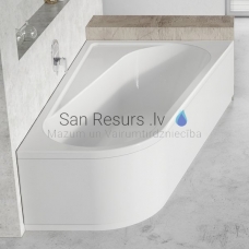 RAVAK asimetrinė akrilinė vonia Chrome L/R 160x105 cm
