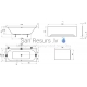 Ravak боковая панель для ванны City Slim 80 (сатиновая древесина) L/R