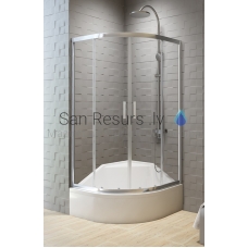 New Trendy душевая кабина графитовое стекло NEW VARIA  90x90x165