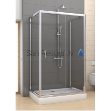 New Trendy душевая кабина графитовое стекло VARIA 100x80x190