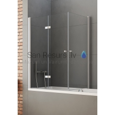 New Trendy bathtub wall P-0028/P-0024 tempered glass NEW SOLEO L 100x70x140