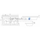 POLIMAT акриловая кухонная раковина ZD-50 50x80