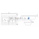 POLIMAT acrylic kitchen sink ZD-60 60x80