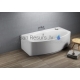 POLIMAT acrylic rectangular bathtub ELEGANCE 180x100