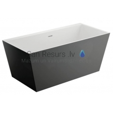 POLIMAT oтдельно стоящая акриловая ванна LEA 170x80 (графит) + сифон