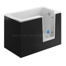 POLIMAT acrylic rectangular bathtub for invalids PERE 135x75